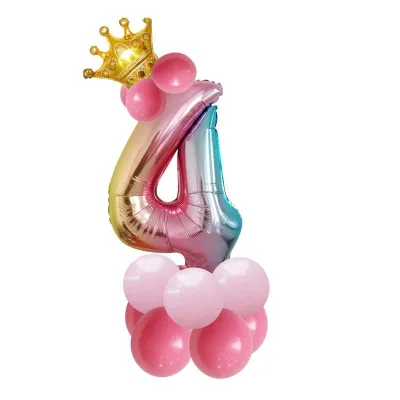 Birthday Party Supplies Number Balloons 14pcs/Set