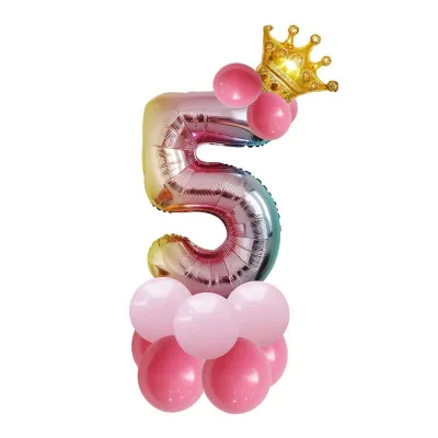 Birthday Party Supplies Number Balloons 14pcs/Set