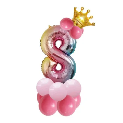 Birthday Party Supplies Number Balloons 14pcs/Set