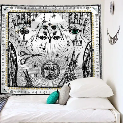Simple Fashion Printed Home Decor Art Tapestry Polyester 150x130cm