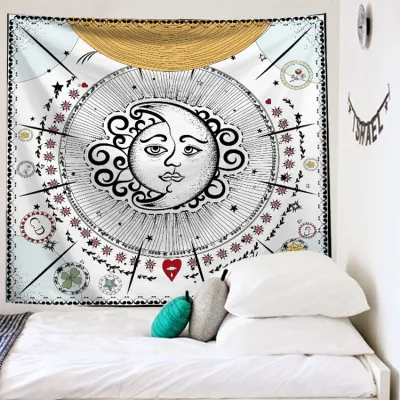 Simple Fashion Printed Home Decor Art Tapestry Polyester 150x130cm