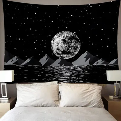 Star Sky Printed Polyester Home Decor Tapestry Wall Hanging 150*130cm