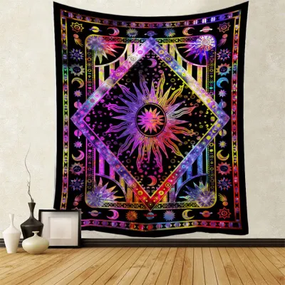 Wholesale Skull Printed Polyester Tapestry 150x130cm Home Decoration