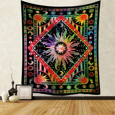 Wholesale Skull Printed Polyester Tapestry 150x130cm Home Decoration