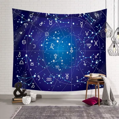 Fashion Sun God Printed Modern Plaid Rectangle Tapestry