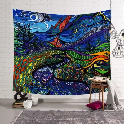 Yoga Sports Printed Tapestry Home Decoration