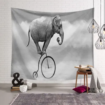 Yoga Sports Printed Polyester Tapestry Home Decoration 95x73cm