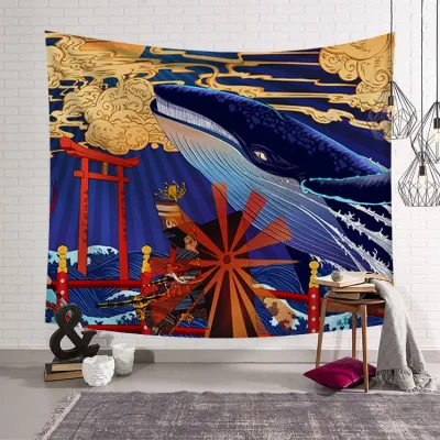Yoga Sports Printed Polyester Tapestry Home Decoration 95x73cm