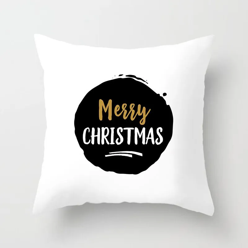 Home Decor Christmas Supply Modern Minimalist Print Cushion Cover Without Insert