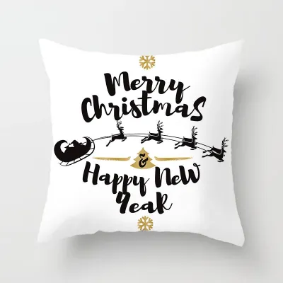 Home Decor Christmas Supply Modern Minimalist Print Cushion Cover Without Insert