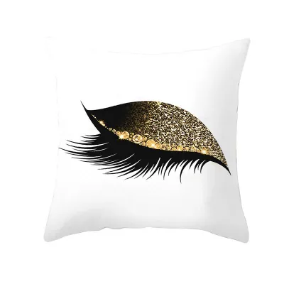 Personalized Beauty Eyes Print Cushion Cover Without Insert