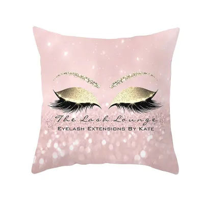 Personalized Beauty Eyes Print Cushion Cover Without Insert