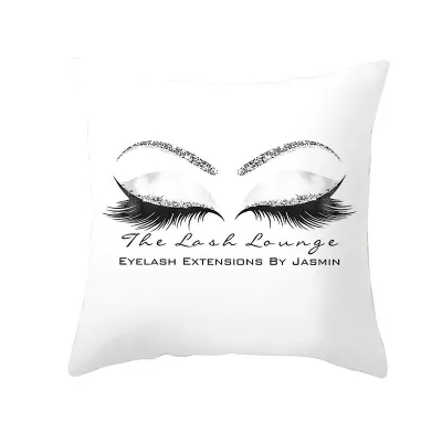Personalized Beauty Eyes Print Cushion Cover Without Insert