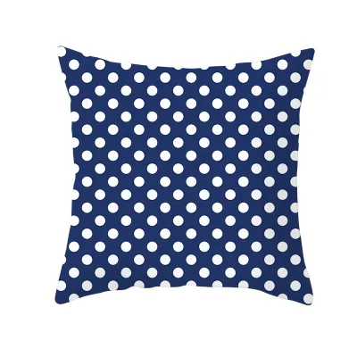 Simple Style Home Decor Blue Cushion Cover Without Insert 45x45cm Polyester