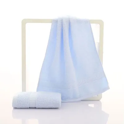 Multicolor Stripes Print Water-absorbing Home Bathroom Soft Cotton Blend Towel 72*33cm