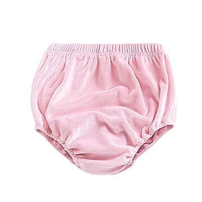 Kids Velvet Solid Color Casual Cotton Shorts for Baby Girls Unisex