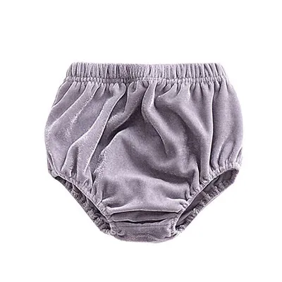Kids Velvet Solid Color Casual Cotton Shorts for Baby Girls Unisex