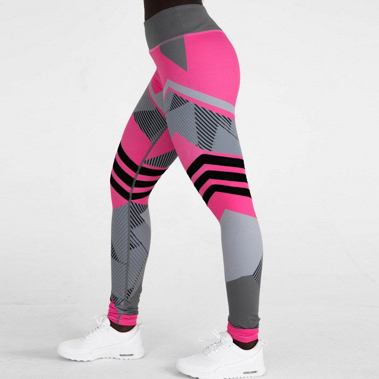geometric jogging leggings
