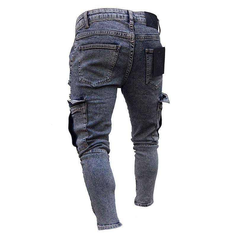 【NONCODE】Gary Pocket Denim Pants Man's Denim Cargo Jeans – 1989 STUDIO