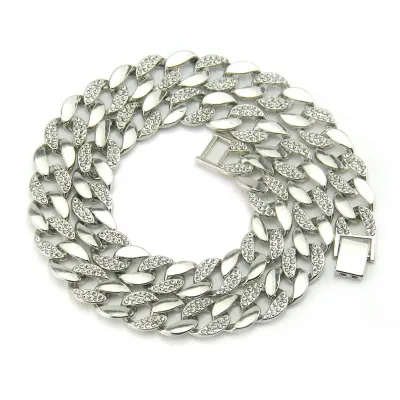 Fashion Top Grade Rhinestone Chain Men Unique Necklace