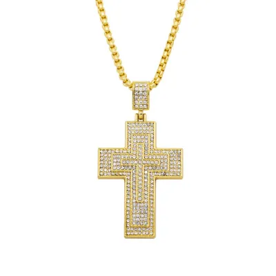 Men's Fashion Classic Cross Pendant Necklace