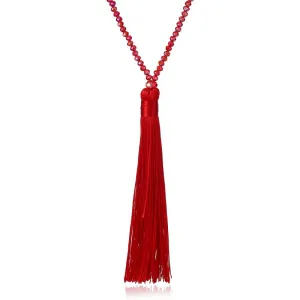 Wholesale Colored Crystal Beads Tassel Necklace for Women
