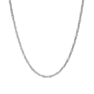 Chic Women Simple Irregular Sterling Silver Chain Choker Necklace