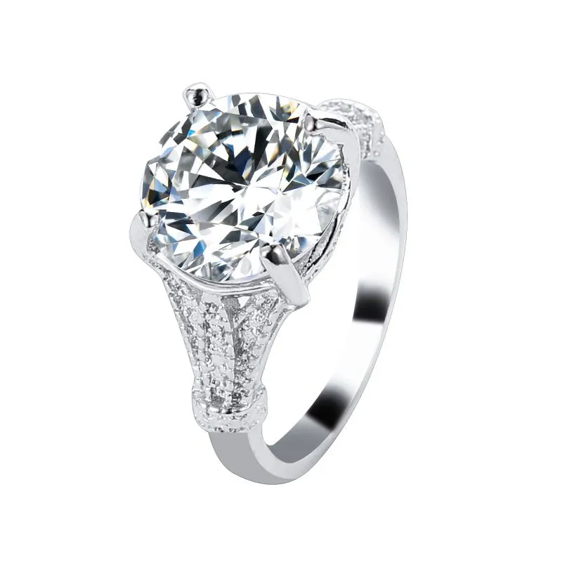 Wholesale Women Wedding Jewelry Zircon Diamond Ring