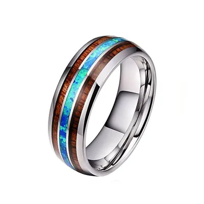 Men And Women Good Quality Stainless Steel Geometric Ring