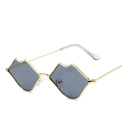 Creative Lip Shape Women Candy Color Fashion Sunglasses