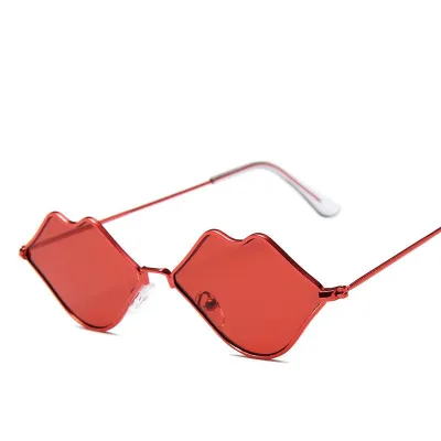 Creative Lip Shape Women Candy Color Fashion Sunglasses