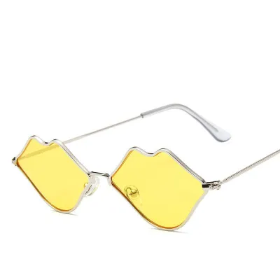 Creative Lip Shape Women Candy Color Fashion Sunglasses