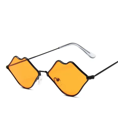 Creative Lip Shape Women Candy Color Fashion Sunglasses