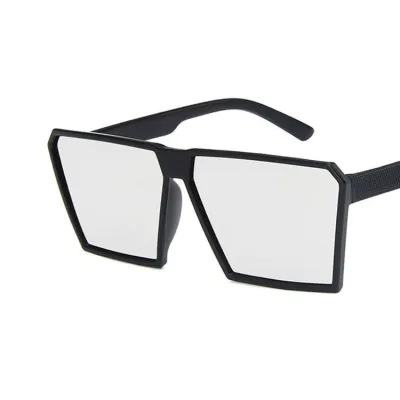 Kids Fashion Rectangle Big Frame PC Resin Lens Sunglasses
