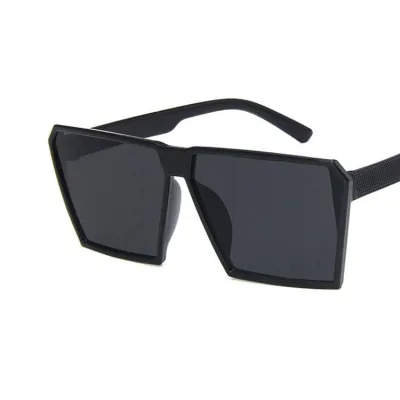 Kids Fashion Rectangle Big Frame PC Resin Lens Sunglasses