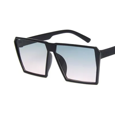 Kids Fashion Rectangle Big Frame PC Resin Lens Sunglasses