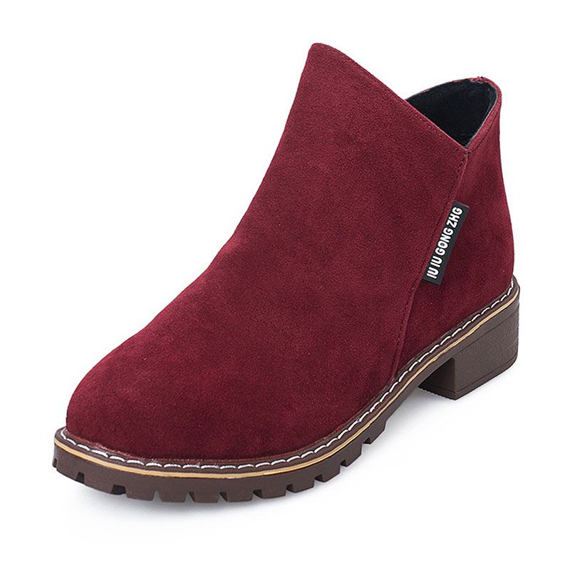 靴 KLEMANbeauty&youth unitedarrows SUEDE Kids Ankle boot shoes with zipper closure and elastic band