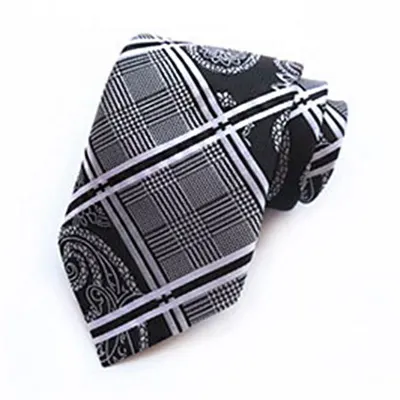8cm Business Formal Occassion Wear Jacquard Weave Polyester Tie Set