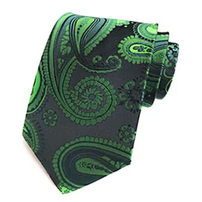 Wholesale Men Good Quality 8cm Jacquard Weave Pocket Square Tie Set