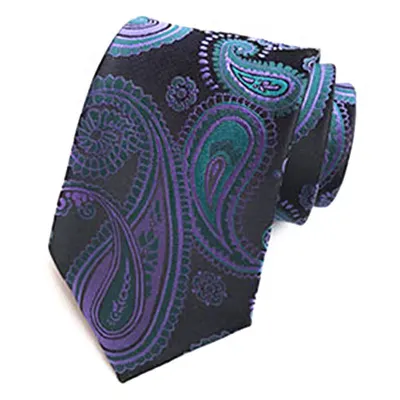 Wholesale Men Good Quality 8cm Jacquard Weave Pocket Square Tie Set