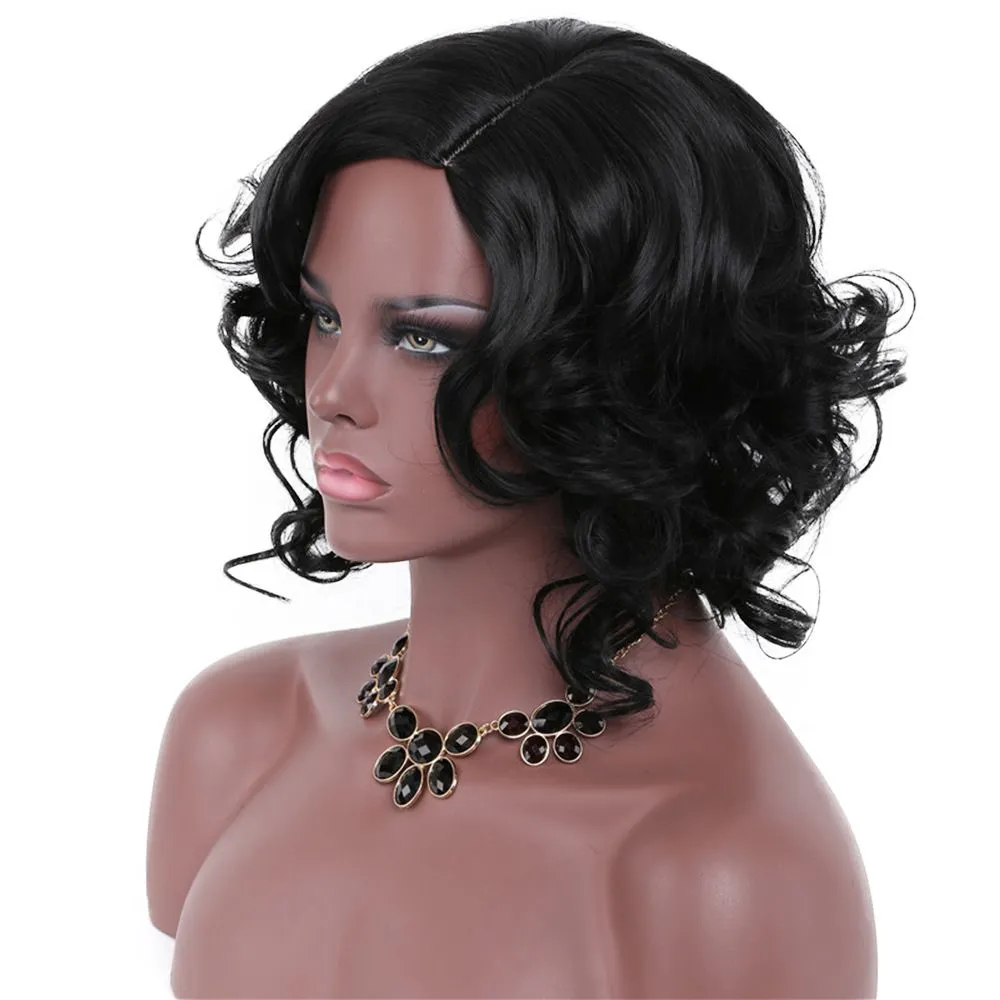Women Curly Pattern Medium-length Disheveled Hair Wig Hot Sale