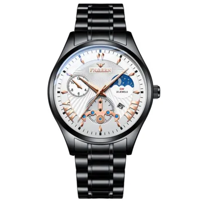 Men's Creative Leisure Metal Band Luminescent Dial Watch