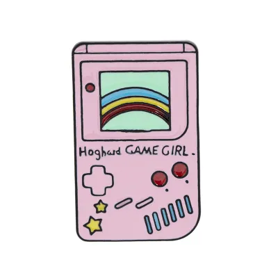 Creative Cute Cartoon Game Console Shape Alloy Brooch