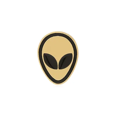 Funny Cute Cartoon Alien Shape Alloy Brooch Unisex Brooch