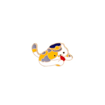 Cute Cartoon Cat Shape Alloy Brooch Pin