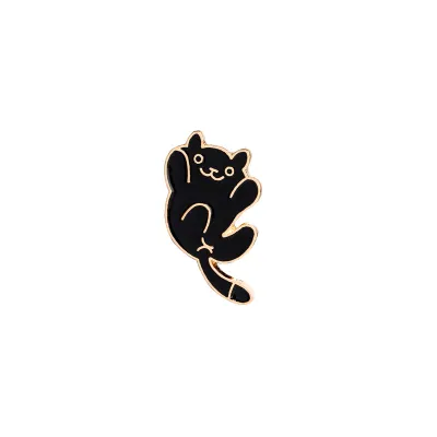Cute Cartoon Cat Shape Alloy Brooch Pin