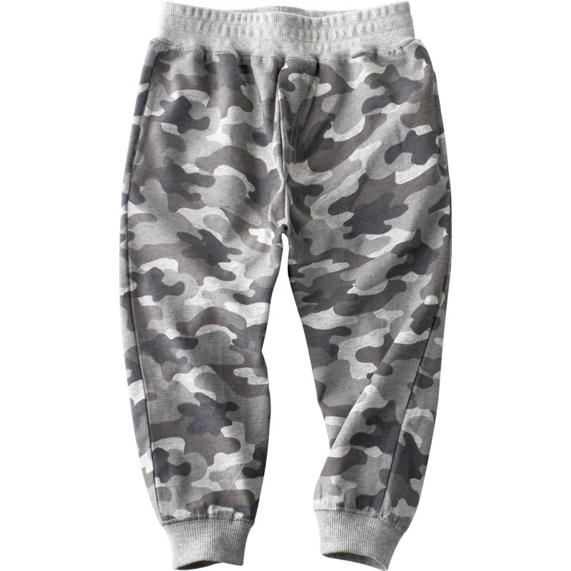 Boys Casual Camouflage Cotton Sweatpants Long Pants for Kids Baby 0-3T