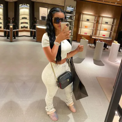 S-3XL Women Solid Color Short-sleeve Crop Top And Tight Pants Two Piece Sets