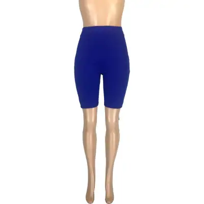S-XXL Women Solid Color Bandage Hollow Tight Shorts