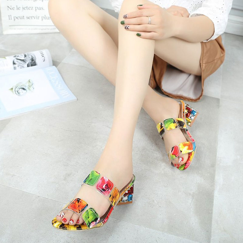 GRAPE 日本未入荷 QC Life Series High Heel Women's Slippers 810ex346BGL.jpg